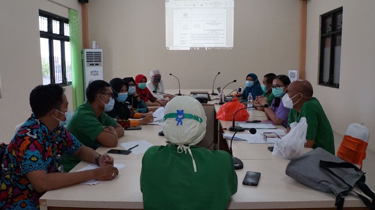 BERKOMITMEN TERUS TINGKATKAN MUTU, KOMITE MUTU RSJMS SELENGGARAKAN RAKOR